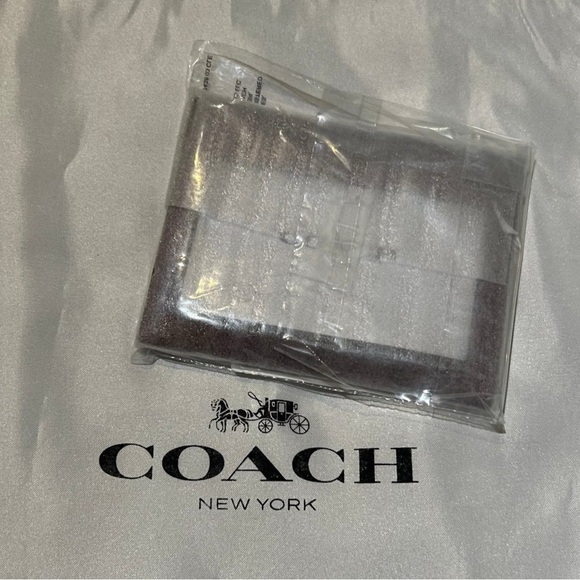 NWT COACH Slim Id Card Case CAA88 Soft Refined Calf Leather AUTHENTIC - Picture 5 of 5